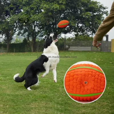 きしむラテックスゴム犬のおもちゃボール遊び噛んでフェッチきしむおもちゃ小型中大型犬用インタラクティブボールサッカーブランチフェッチして遊ぶ子犬 Wbb16602