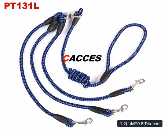 犬用リード 3/4 in 1 もつれなし 取り外し可能 ポリプロピレン製 牽引ロープ 3/4 ウェイ 犬用リード 犬 猫用 屋外ウォーキング マルチペットリード トレーニングリード リード 1.4m